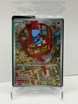 Riolu Black Star Promo Illustration Rare #10 Sealed - Pokemon Mega Evolutions - Image 1