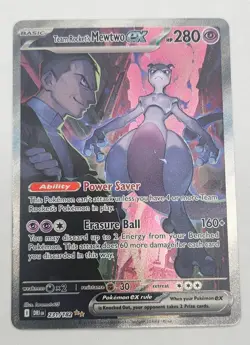 TEAM ROCKETS MEWTWO EX 2025 Pokemon 231/182 Destined Rivals - Image 1
