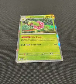 Pokemon TCG (prerelease) Meganium MEP 001 Promo ME01: Mega Evolution Promo NM - Image 2