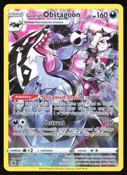 Galarian Obstagoon TG10/TG30 Pokemon SWSH10: Astral Radiance Trainer Gallery Ult - Image 1