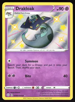 Drakloak SV061/SV122 Pokemon Shining Fates: Shiny Vault Shiny Holo Rare NM - Image 1