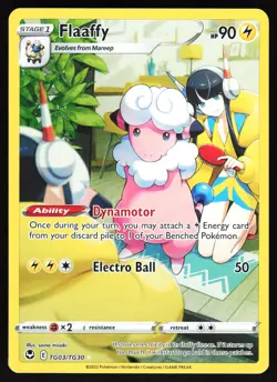 Flaaffy TG03/TG30 Pokemon SWSH12: Silver Tempest Trainer Gallery Ultra Rare NM - Image 1