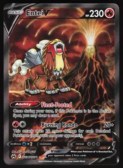 Entei V GG36/GG70 Pokemon Crown Zenith: Galarian Gallery Ultra Rare NM/MINT - Image 1