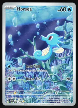 Horsea 067/064 Pokemon SV: Shrouded Fable Illustration Rare NM/MINT - Image 1