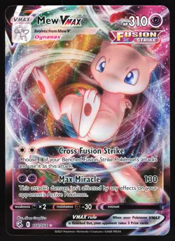 Mew VMAX 114/264 Pokemon SWSH08: Fusion Strike Ultra Rare NM/MINT - Image 1