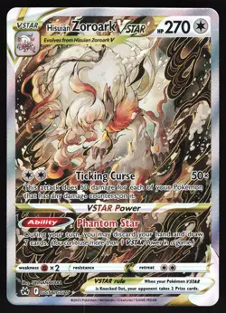 Hisuian Zoroark VSTAR GG56/GG70 Pokemon Crown Zenith: Galarian Gallery NM/MINT - Image 1
