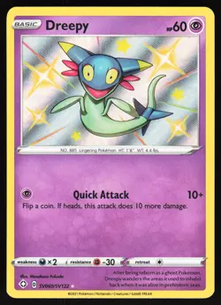 Dreepy SV060/SV122 Pokemon Shining Fates: Shiny Vault Shiny Holo Rare NM - Image 1