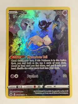 Pokemon Crown Zenith Galarian Gallery Holo Full Art Rare Sleepy Mew GG10/GG70 - Image 1
