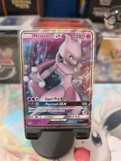 Pokemon 2020 Battle Academy - 31/68 MEWTWO GX Holo Full Art Rare - Image 1