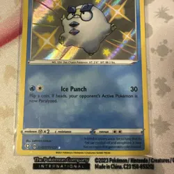 Pokemon TCG Shining Fates Galarian Darumaka Shiny Holo Rare SV023/SV122 NM - Image 3
