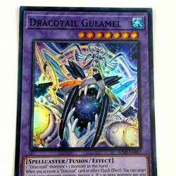 Yugioh! Dracotail Gulamel Super Rare JUSH-EN007 Justice Hunters 1st Edition NM M - Image 1