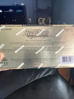 FACTORY SEALED 2021 YU-GI-OH COLLECTOR’S TIN OF ANCIENT BATTLES KONAMI - Image 3
