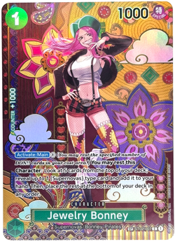 One Piece Jewelry Bonney Two Legends ST02-007 English Character SP Alt Art - Image 1
