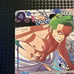 Zoro-Juurou Treasure Rare TR One Piece ST18-004 Emperors in the New World - Image 3