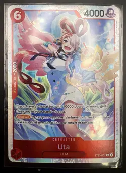 Uta ST23-001 SR | One Piece TCG: ST23: RED Shanks English - Foil NM - Image 2