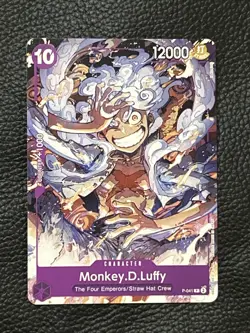 One Piece Monkey.D.Luffy 041 P-041 PR NM English - Image 1