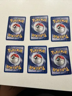 Pokemon TCG 1st Edition Bundle of 6: Grimer Ekans Meowth Ponyta Abra Rattata - Image 2