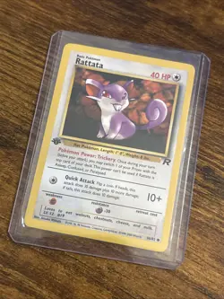 Pokemon TCG Rattata 66/82 Team Rocket 1st Edition Vintage - Image 3