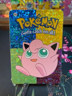 Jigglypuff #039 - Vintage Vending Machine Prism Sticker 2000 - Pokemon Card - Image 1