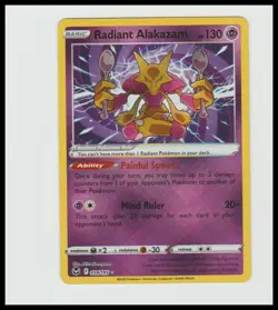 SWSH12: Silver Tempest #059/195 Radiant Alakazam NM Pokemon Card - Image 1