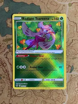 Pokemon Card TCG - Silver Tempest Radiant Rare Set Tsareena Jirachi Alakazam NM - Image 2
