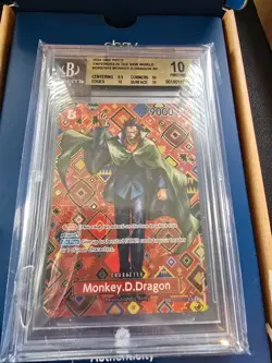 BGS 10 Monkey D. Dragon OP07-015 SP English Special Alt Art One Piece TCG - Image 1