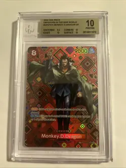 2024 One Piece Emperors In The New World OP07-015 Monkey D Dragon SP BGS 10 - Image 1