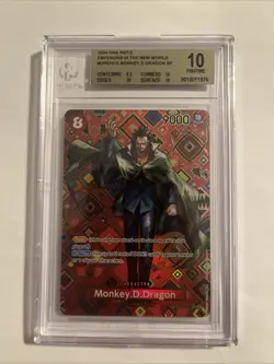 2024 One Piece Emperors In The New World OP07-015 Monkey D Dragon SP BGS 10 - Image 2
