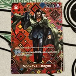 One Piece TCG Monkey D. Dragon OP07-015 SP OP09 Alt Art NM ENGLISH - Image 1