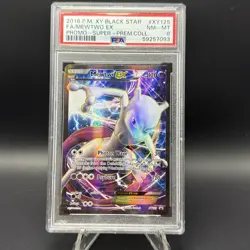 Pokemon Mewtwo EX TCG Full Art Black Star Promo Card XY125 - Image 1