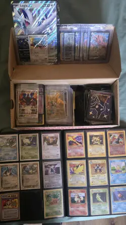 Huge Pokemon TCG Binder Shoebox Collection Lot of Cards Vintage Rare Holos EX - Image 1
