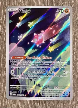 Minior Illustration Rare SV04: Paradox Rift 201/182 - Pokemon TCG Card MINT - Image 1