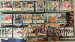 One Piece TCG - Super Pre-Release ST02 Green Deck - Complete + Extra SPR Cards - Image 1
