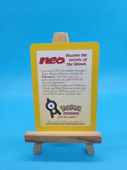 2001 Pokemon Neo Discovery Wizards of the Coast Insert (Win a Pichu Promo Card) - Image 2