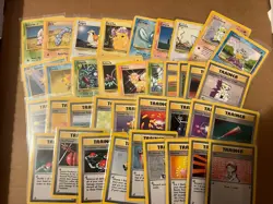 Complete Base Set 17-102 NM-lp Rare Commons And Uncommons Non Holo Pokemon Cards - Image 2