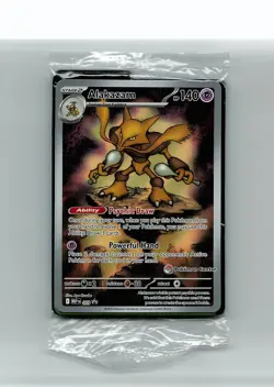 Alakazam 009 - Mega Evolution Pokemon Center Promo - Sealed - Image 3