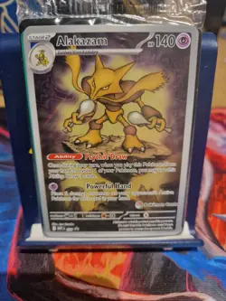 Alakazam 009 Pokemon Center Stamped Black Star Promo Mega Evolution SEALED - Image 1