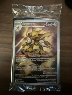 Alakazam 009 Pokemon Center Stamped Black Star Promo Mega Evolution SEALED - Image 1