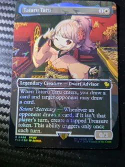 Tataru Taru (Borderless) (Chocobo Track Foil) Commander: Final Fantasy Foil - Image 1