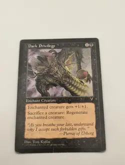 Dark Privilege - Visions: #56, Magic The Gathering - Image 2