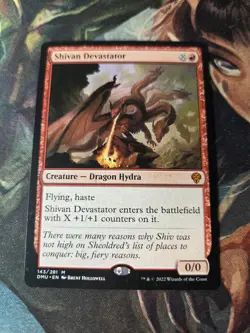 Shivan Devastator 143 M Dominaria United MTG - Image 2
