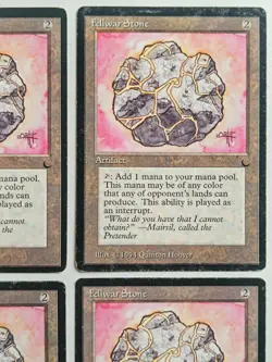Magic the Gathering - 4 x Fellwar Stone - The Dark - Mtg - Old School - Playset - Image 3