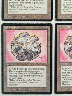Magic the Gathering - 4 x Fellwar Stone - The Dark - Mtg - Old School - Playset - Image 4