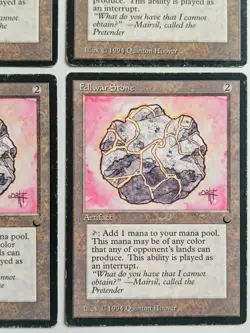 Magic the Gathering - 4 x Fellwar Stone - The Dark - Mtg - Old School - Playset - Image 5
