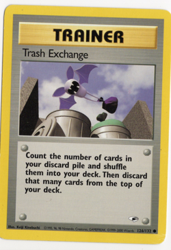 Trash Exchange 126/132 Gym Heroes TRAINER Pokemon Card - Image 1