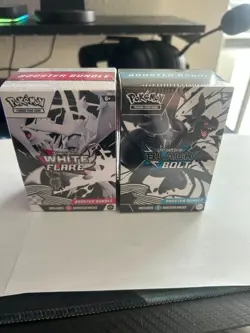 Pokemon Black Bolt and White Flare Booster Bundle Set of 2 Sealed New - Image 1
