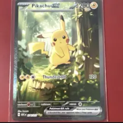 Pikachu EX Pokemon TCG Rare Holo Card 276/217 Ascended Heroes - Image 1