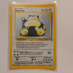 Pokemon Snorlax Jungle Holo Rare 11/64 English 1999 The Pokemon Company Basic - Image 1