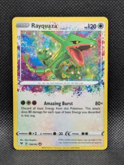 Rayquaza 138/185 2020 Pokemon TCG Vivid Voltage Amazing Rare Holo - Image 1
