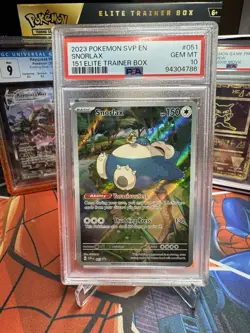 Pokemon 151 Elite Trainer Box: Snorlax Promo PSA 10 - Image 1